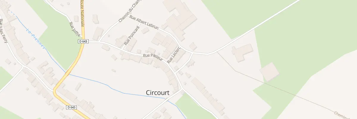 Plan du 3 Rue Leclerc à Xivry-Circourt