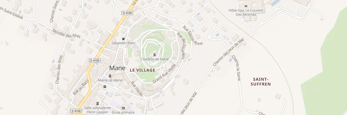 Plan du 5329A Le Village à Mane