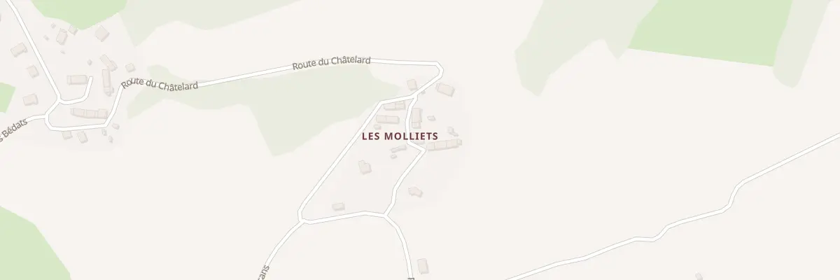 Plan du 87 Che des Molliets à Yenne