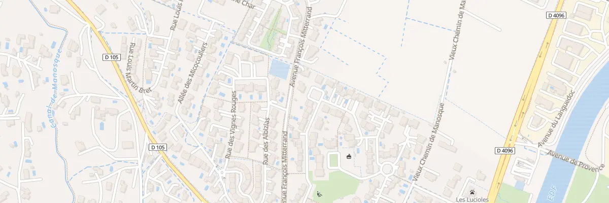 Plan du 61 Rue de la Badasse à Sainte-Tulle