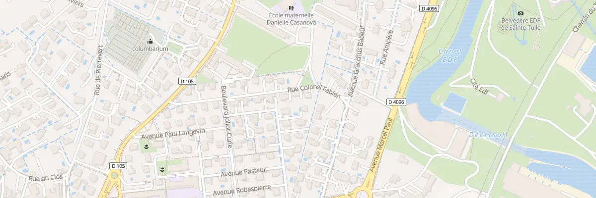 Plan du 232 Rue du Colonel Fabien à Sainte-Tulle