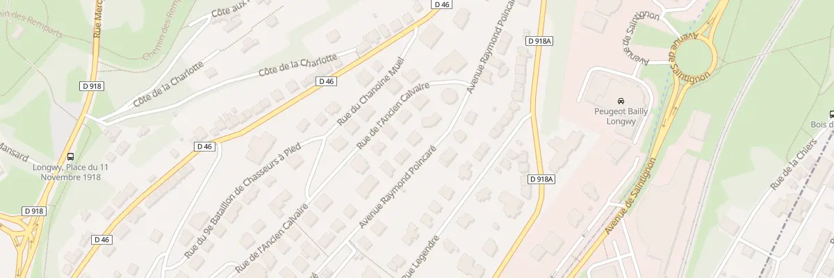 Plan du 25 Av Raymond Poincaré à Longwy
