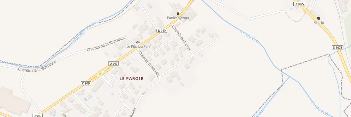 Plan du 5 Che de Cheneviere à Garde-Colombe