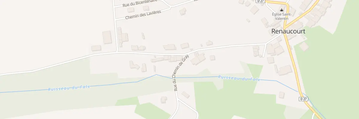 Plan du 7B Rue de Volon à Renaucourt