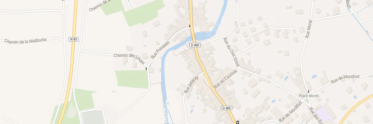 Plan du 69 Rue de Courcelles à Arbois