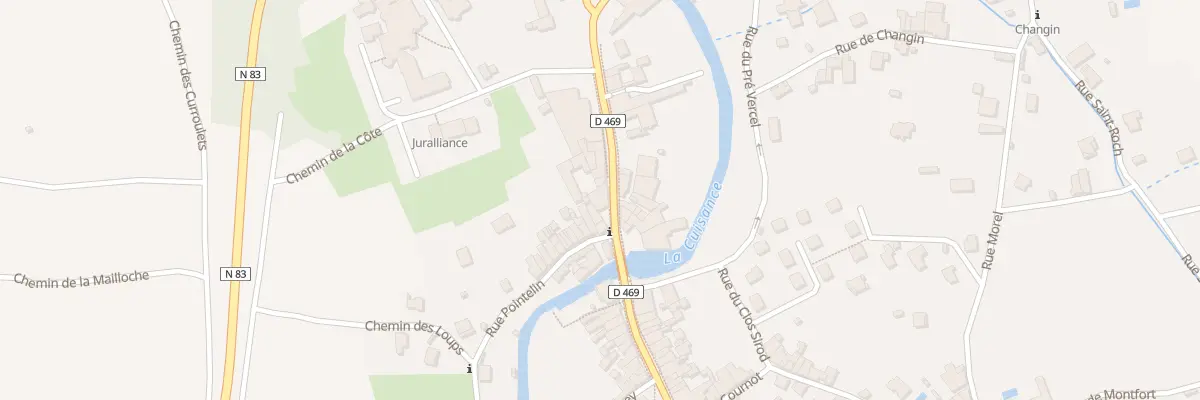 Plan du 5 Av Pasteur à Arbois