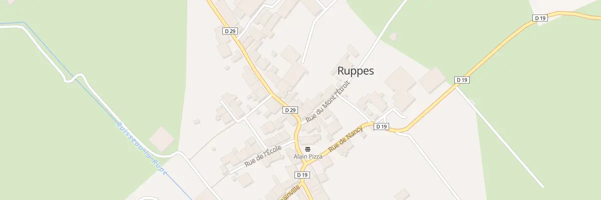 Plan du 50 Rue de Clérey à Ruppes
