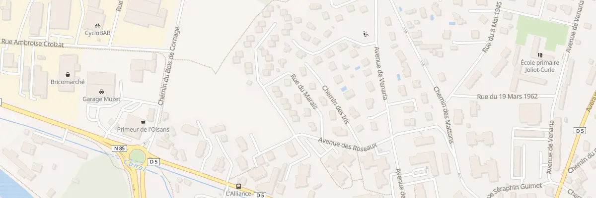 Plan du 29 Rue du Marais à Vizille