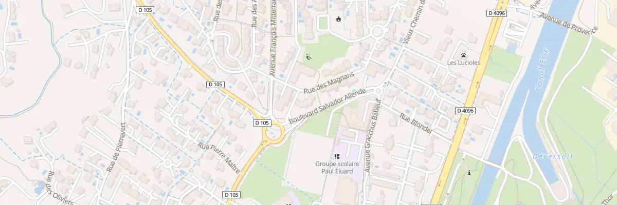 Plan du 75 Rue de la Badasse à Sainte-Tulle