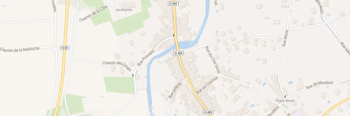 Plan du 73 Rue de Courcelles à Arbois