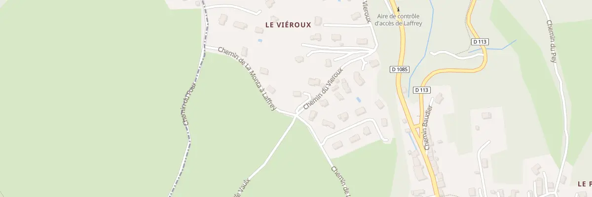 Plan du 5002 Le Vieroux à Laffrey