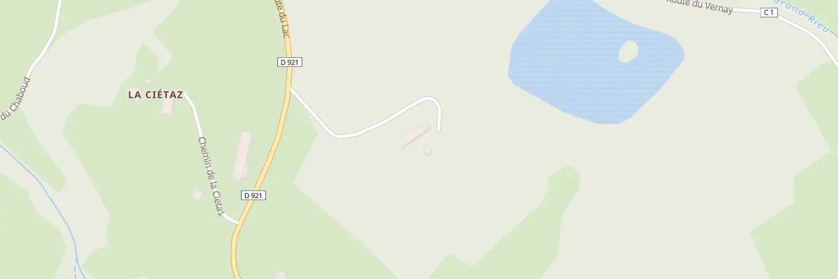 Plan du 2679 Rte du Lac à Attignat-Oncin