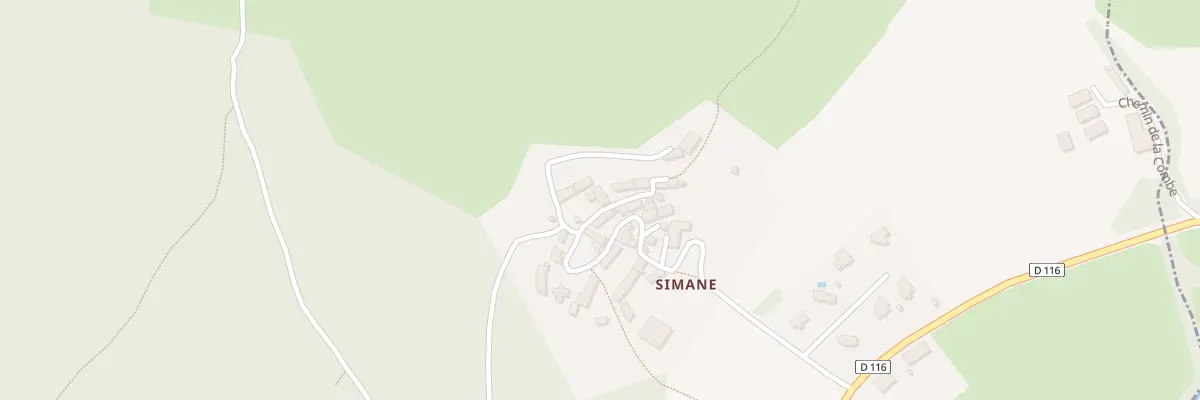 Plan du 5006 Simane à Prunières