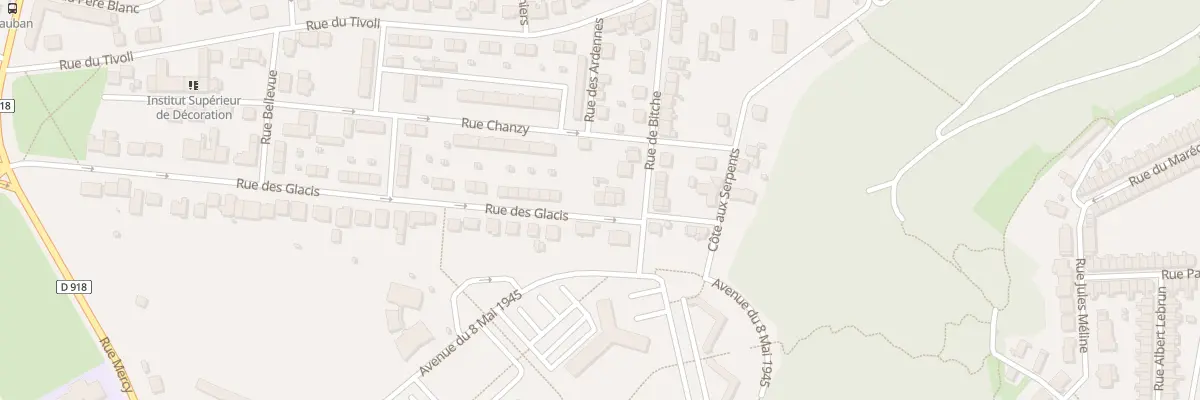 Plan du 57 Rue des Glacis à Longwy