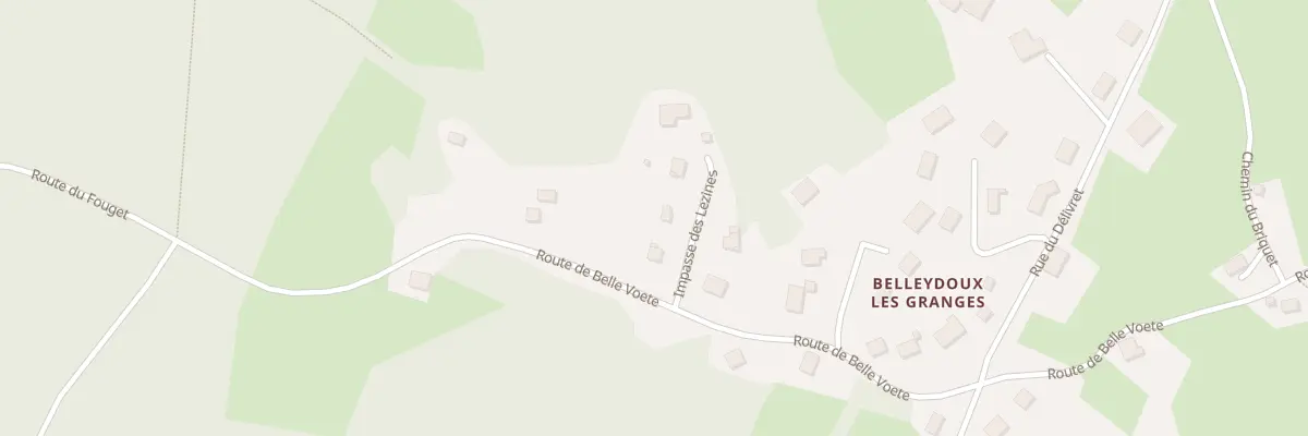Plan du 67 Imp des Lezines à Belleydoux