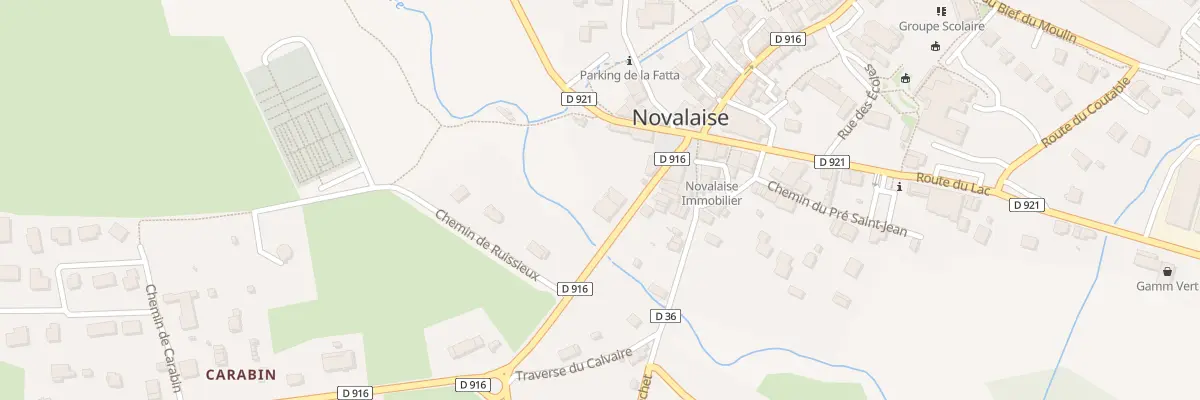 Plan du 74 Rte de la Crusille à Novalaise