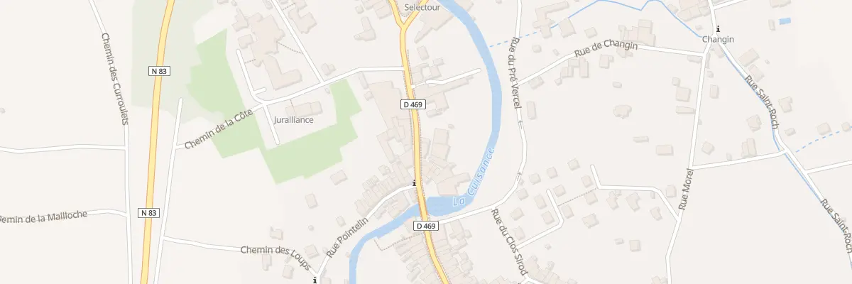 Plan du 14 Av Pasteur à Arbois