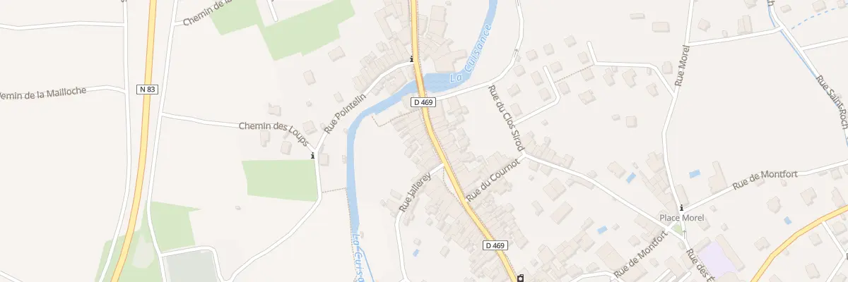 Plan du 65 Rue de Courcelles à Arbois