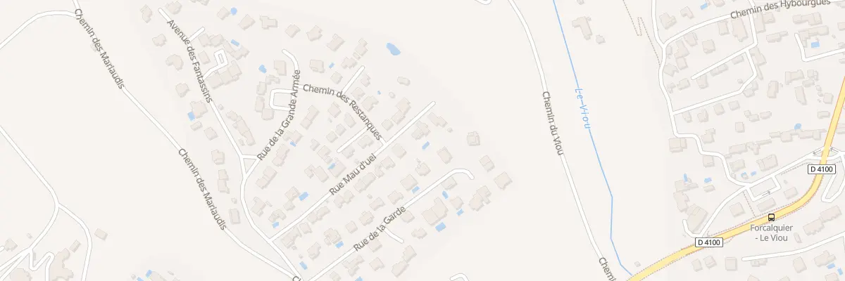 Plan du 23 Rue Mau d’uei à Forcalquier