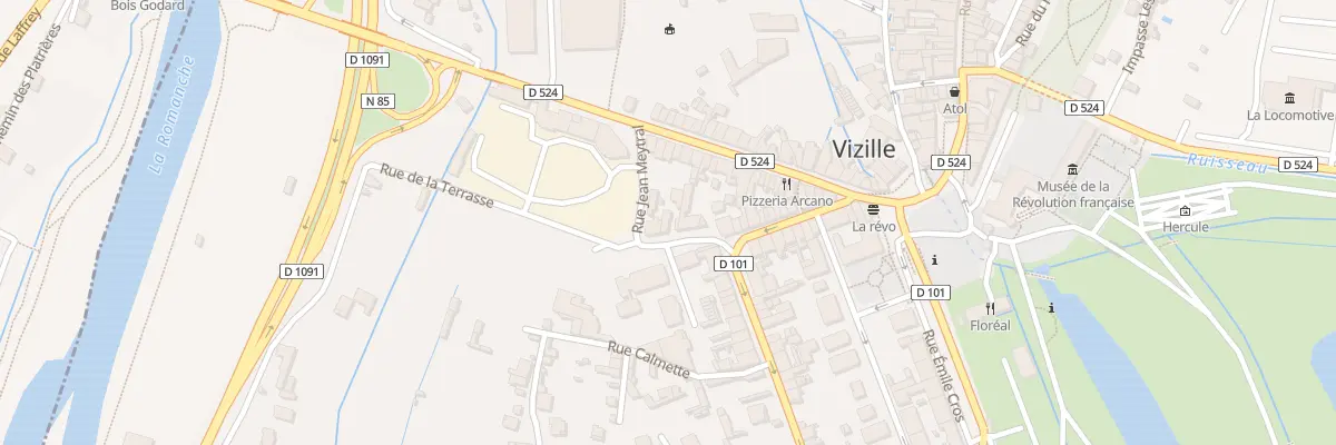 Plan du 40 Rue de la Terrasse à Vizille
