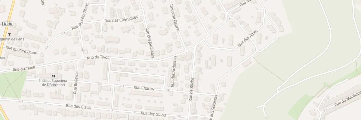 Plan du 40 Rue du Tivoli à Longwy