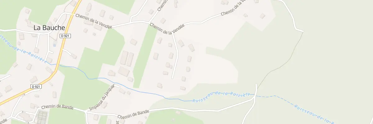 Plan du 65 Che du Lotissement du Jacquet à La Bauche