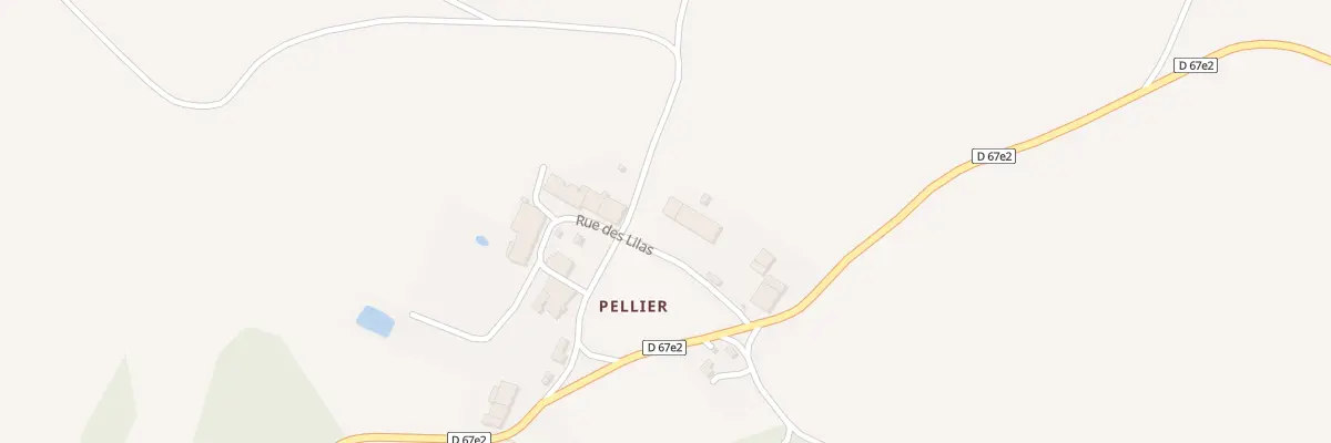 Plan du 72 Rue des Lilas Pellier à Charcier