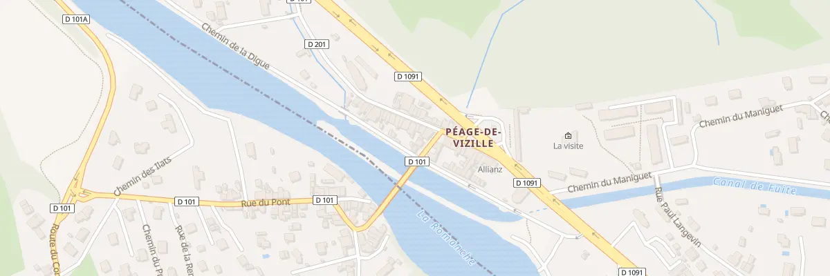 Plan du 250 Rue du Maquis de l’Oisans à Vizille