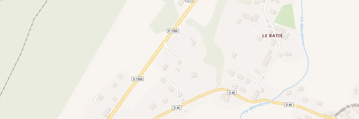 Plan du 1604 Rte de Chambéry à Saint-Christophe