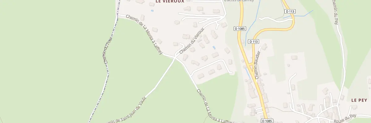 Plan du 5216 Le Village à Laffrey