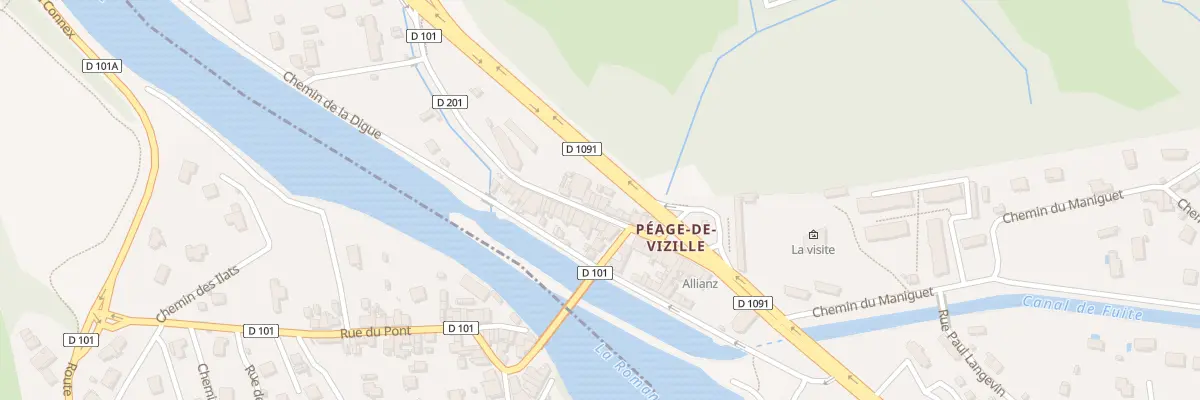 Plan du 247 Rue du Maquis de l’Oisans à Vizille