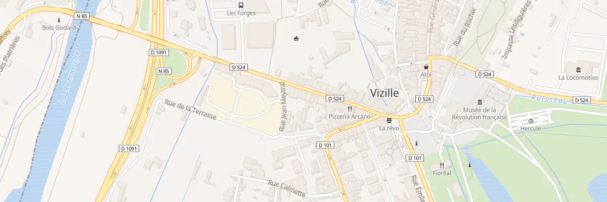 Plan du 157 Rue Jean Jaures à Vizille