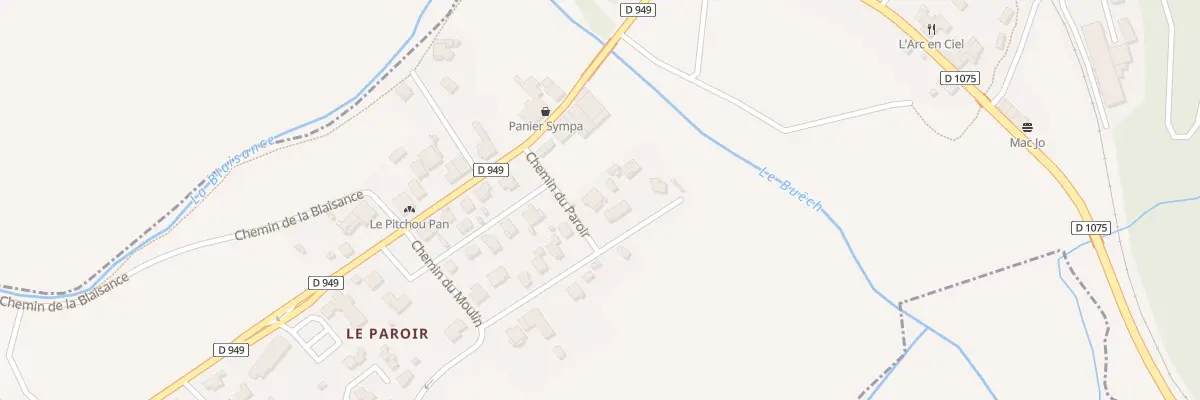 Plan du 5148 Le Paroir à Garde-Colombe