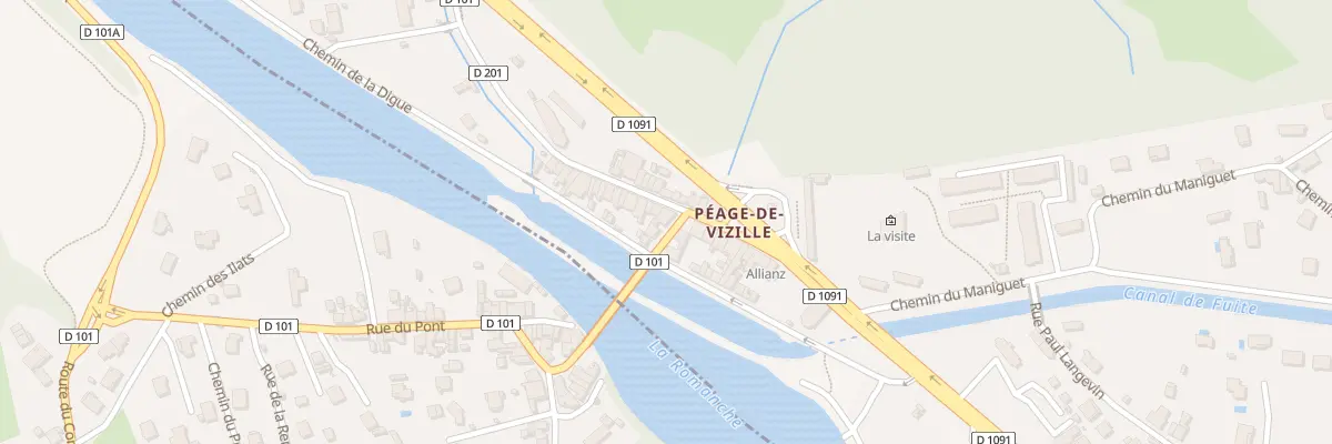 Plan du 268 Rue du Maquis de l’Oisans à Vizille