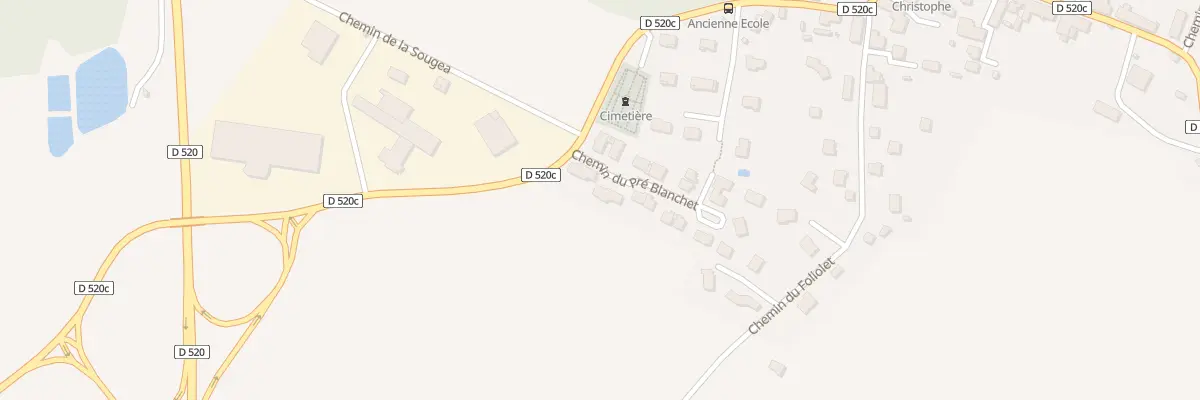 Plan du 36 Lot Che du Pre Blanchet à Saint-Christophe-sur-Guiers