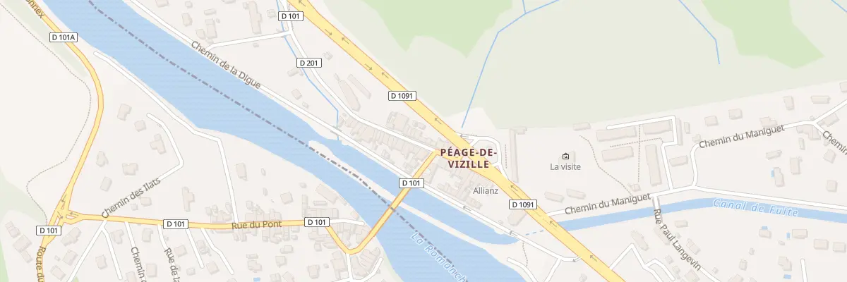 Plan du 255 Rue du Maquis de l’Oisans à Vizille