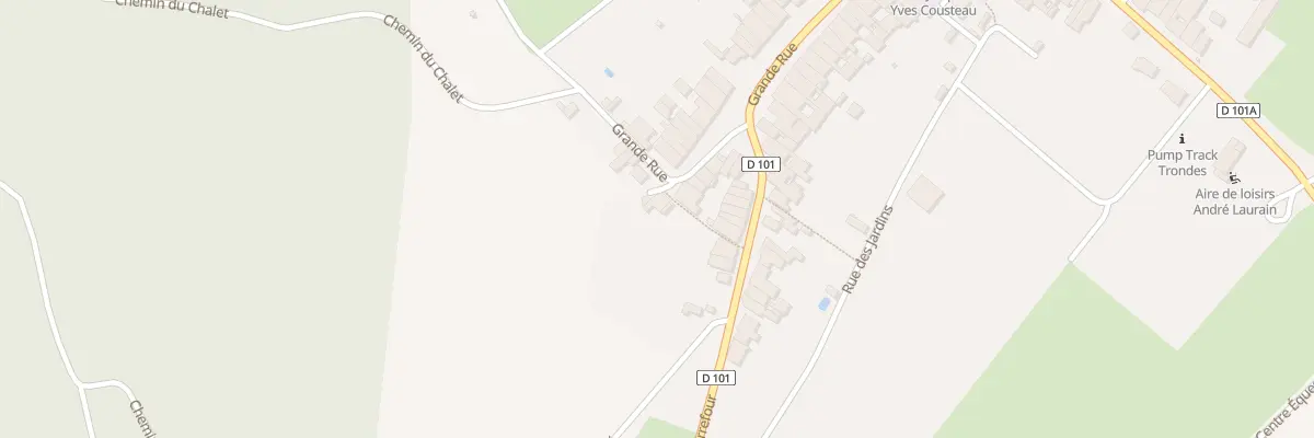 Plan du 51 Gr Grande Rue à Trondes