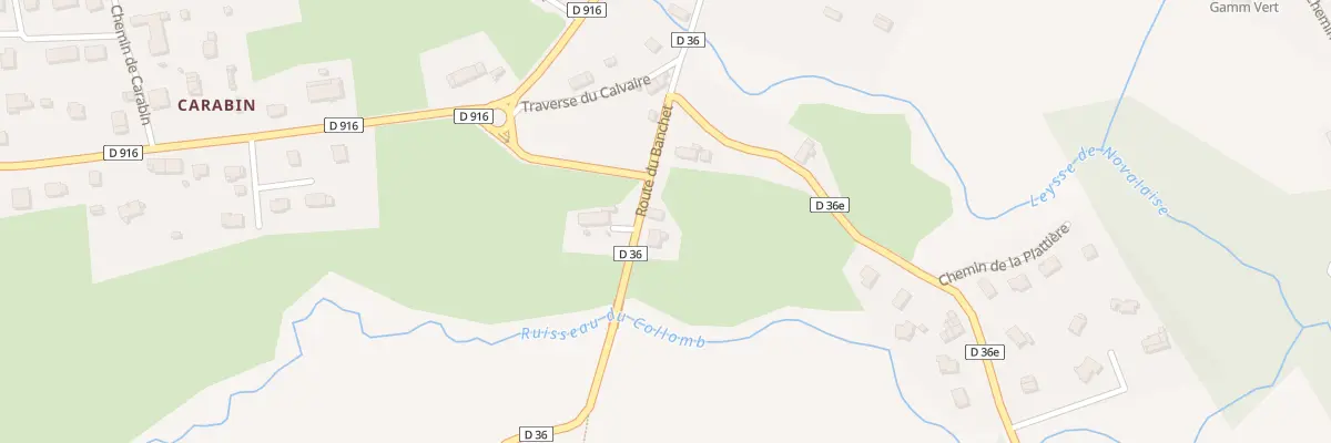 Plan du 275 Rte du Banchet à Novalaise