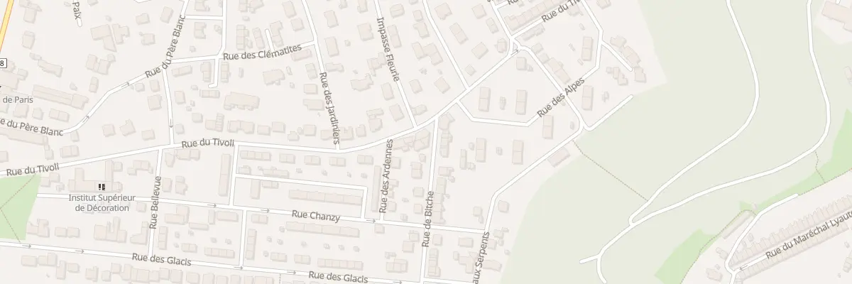 Plan du 2 Rue de Bitche à Longwy