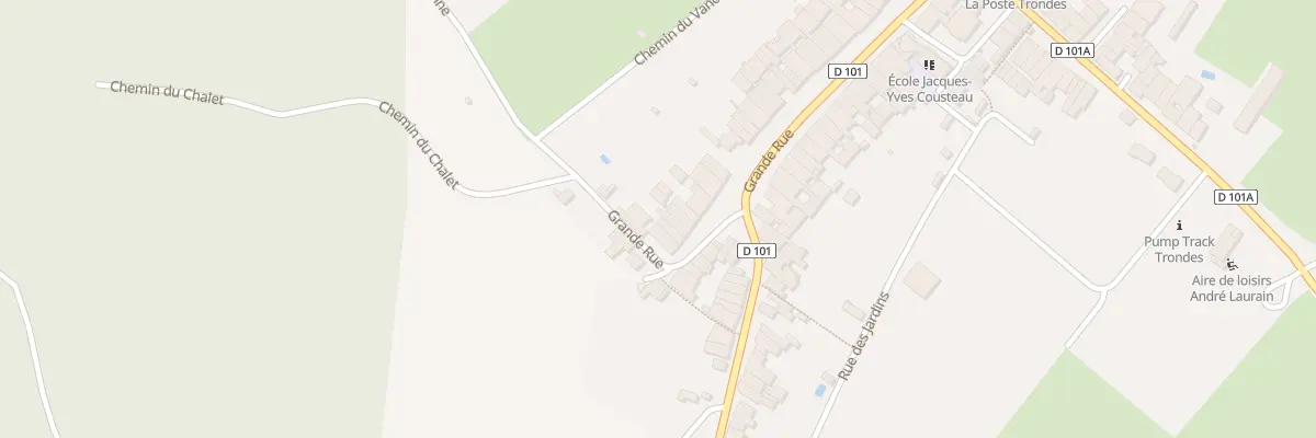 Plan du 54 Grande Rue à Trondes