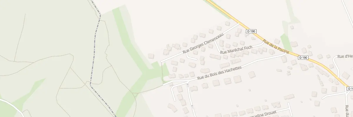 Plan du 15 Rue Georges Clemenceau à Mexy