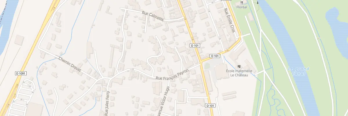 Plan du 52 Rue François Peyron à Vizille