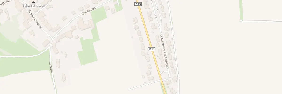Plan du 5 Lot au Porry à Chenières