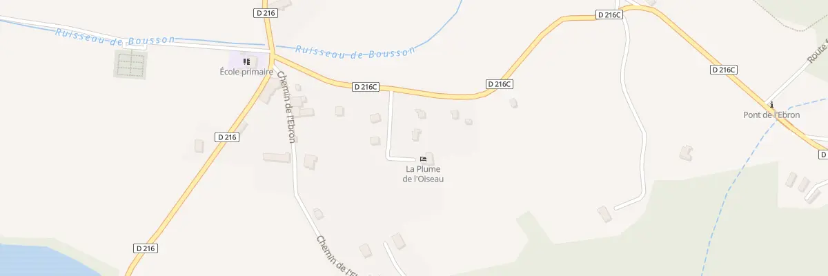 Plan du 5261 Les Touches à Tréminis