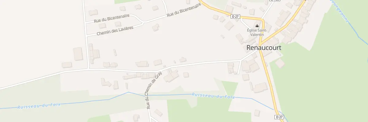 Plan du 4 Rue de Volon à Renaucourt