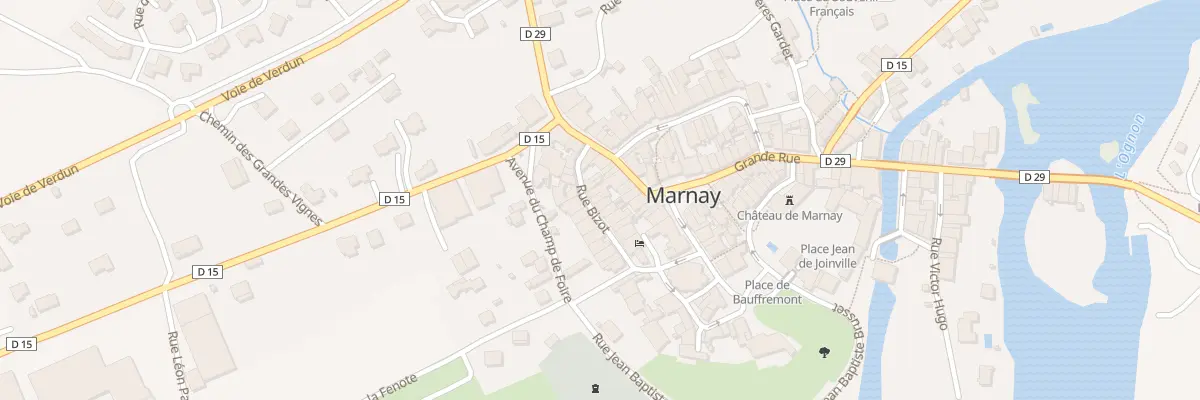 Plan du 5 Rue Bizot à Marnay