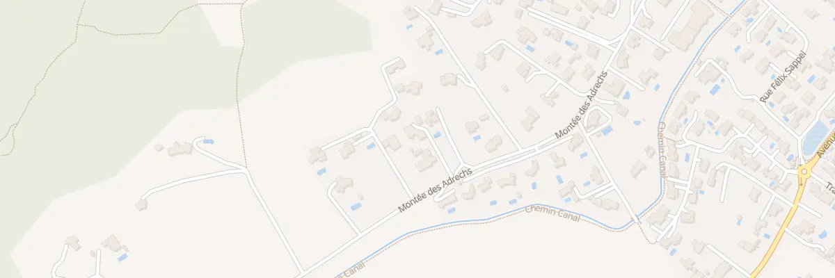 Plan du 1104 Mte des Adrechs à Manosque