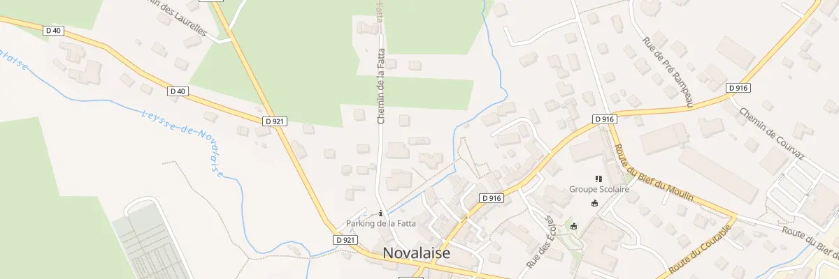 Plan du 152 Che de la Fatta à Novalaise