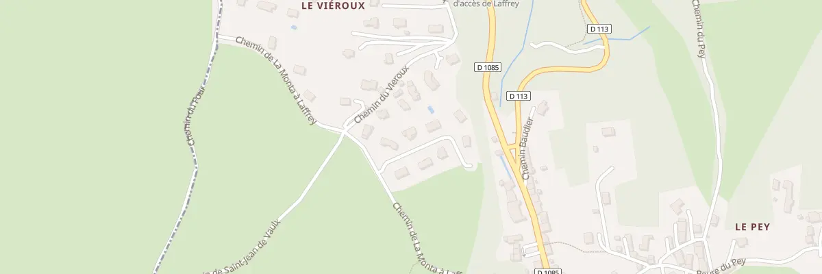 Plan du 5271 Le Village à Laffrey