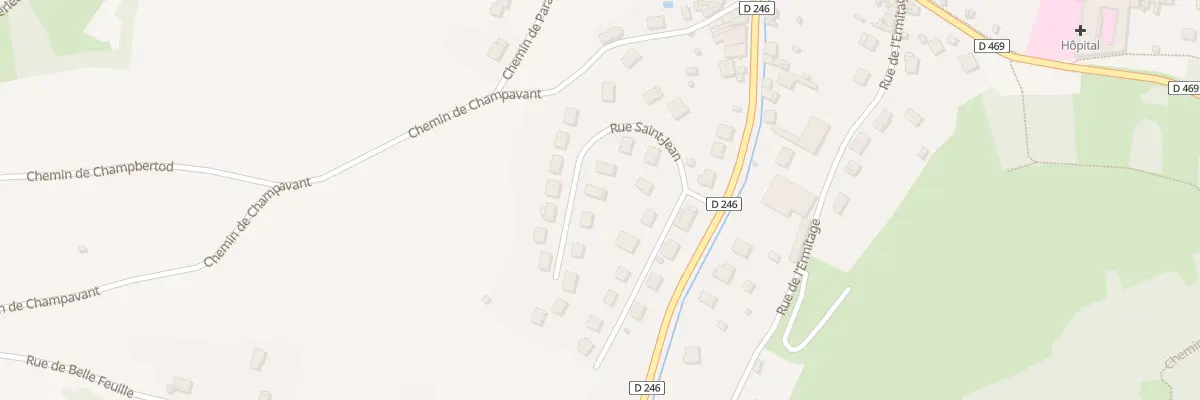 Plan du 21 Rue Saint Jean à Arbois